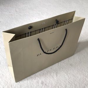 Burberry paper bag